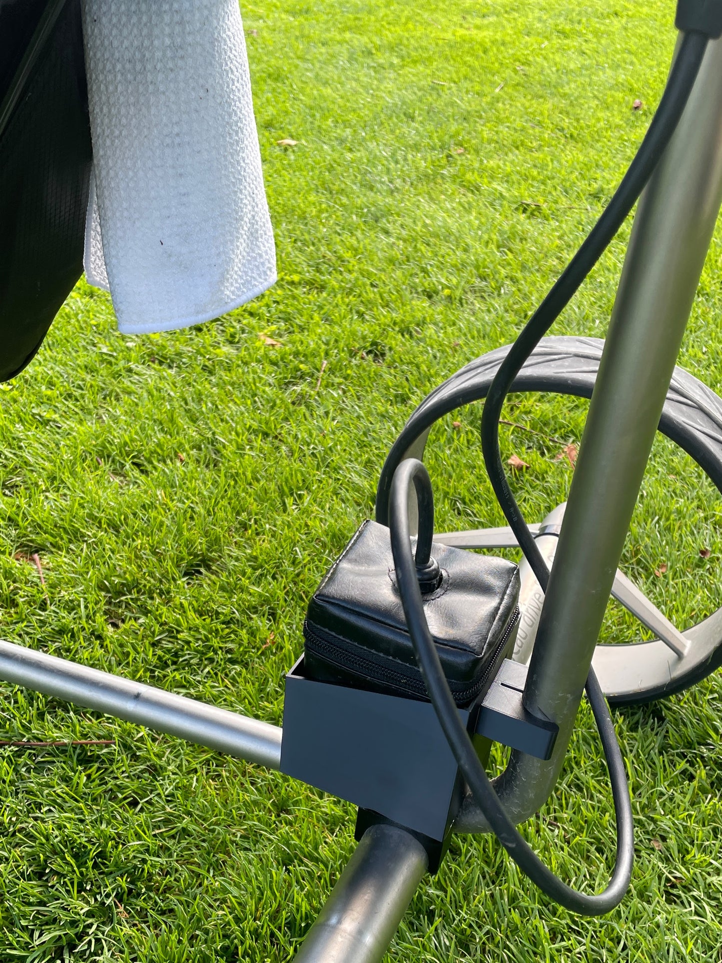 Akkuhalterung für JuCad-Golftrolley