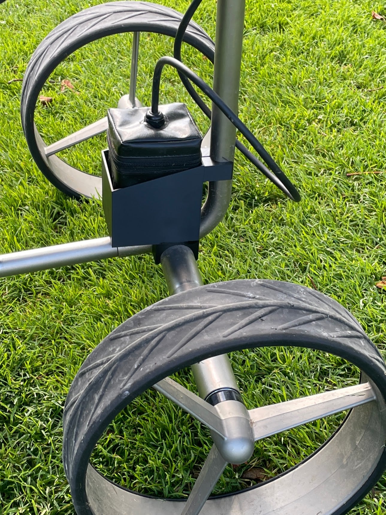 Akkuhalterung für JuCad-Golftrolley