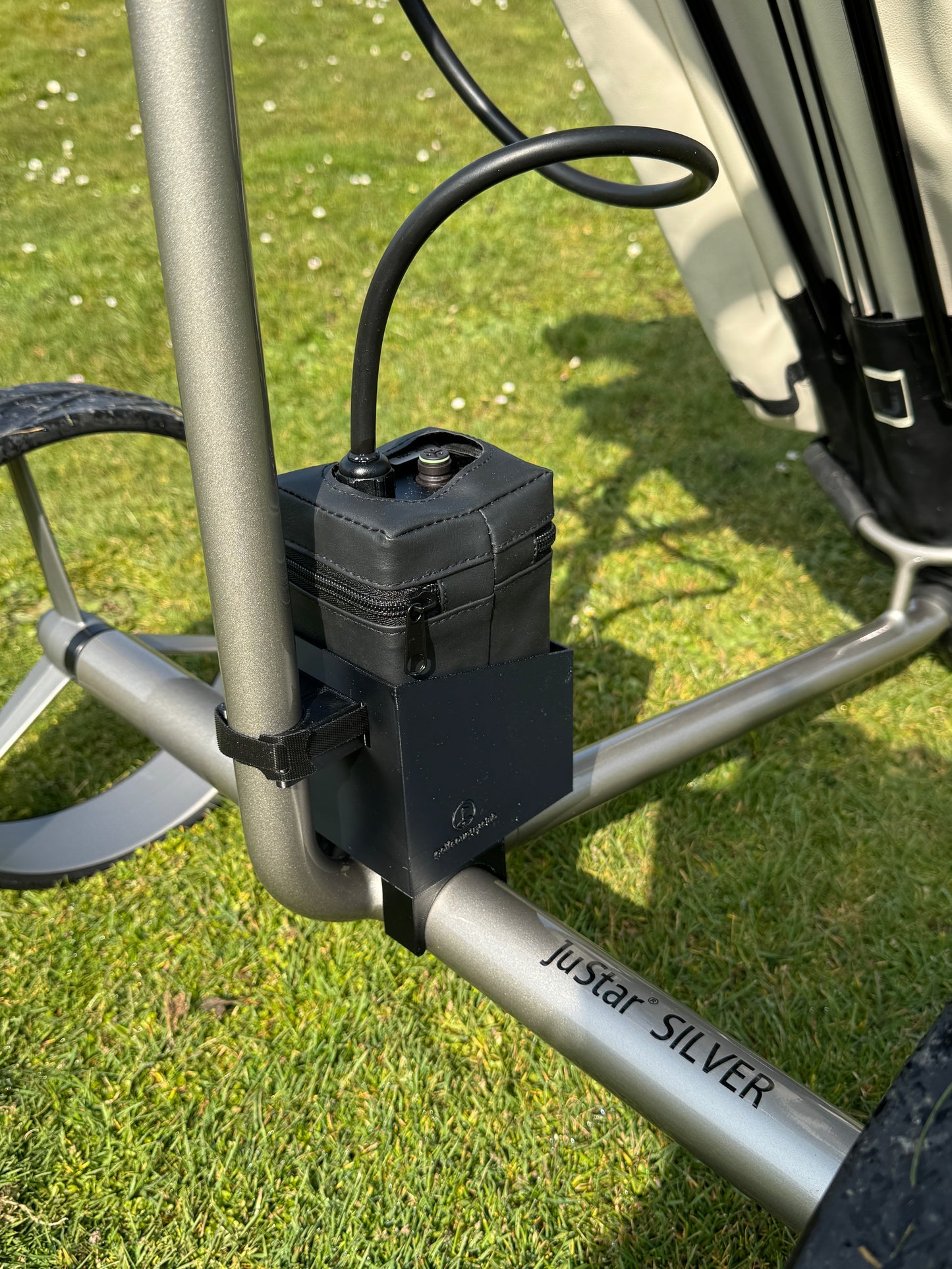 Akkuhalterung Classic  für JuCad/JuStar-Golftrolley